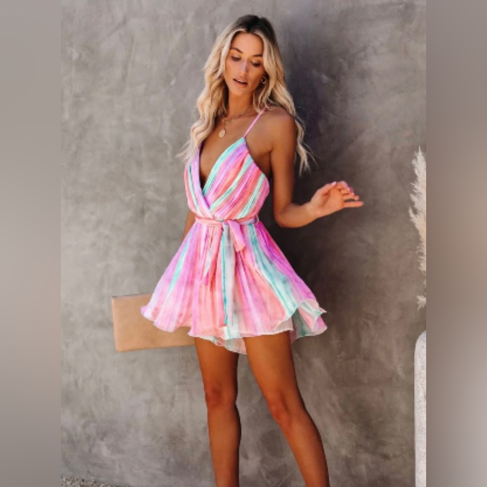 Vici In Vogue Pleated Romper